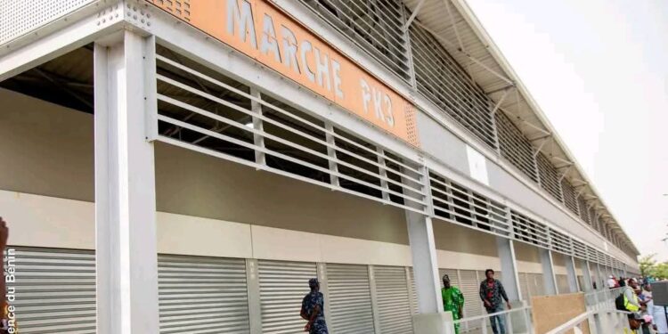 Marché Pk3 de Cotonou : Une phase complémentaire d’installation pour répondre aux doléances des commerçants