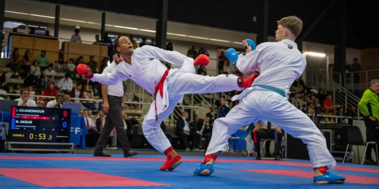 Karaté juniors en France : Ihsane Adjanonhoun survole le championnat