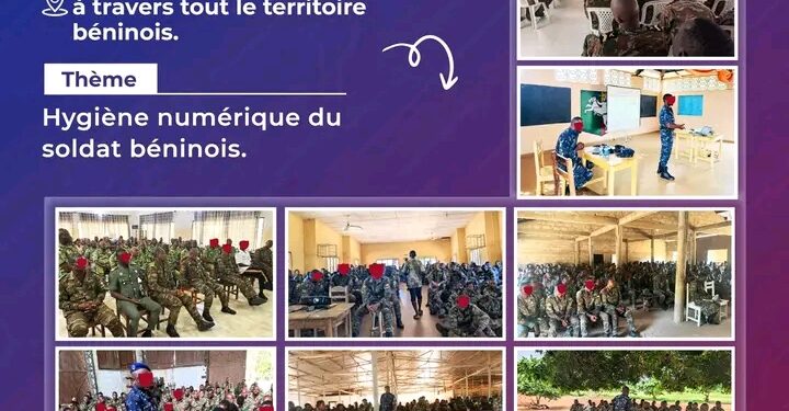 Bénin : Le Cnin sensibilise les soldats sur leur hygiène numérique
