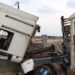 Sèmè-Podji : Un camion finit sa course dans la clôture du commissariat