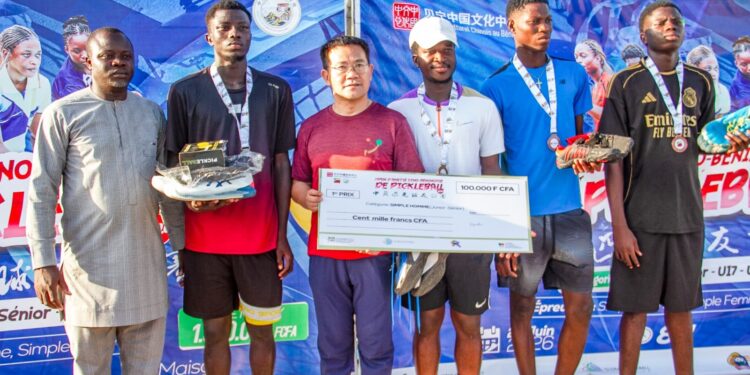 Pickleball au Bénin : L&rsquo;Open d&rsquo;amitié sino-béninoise révèle ses premiers champions