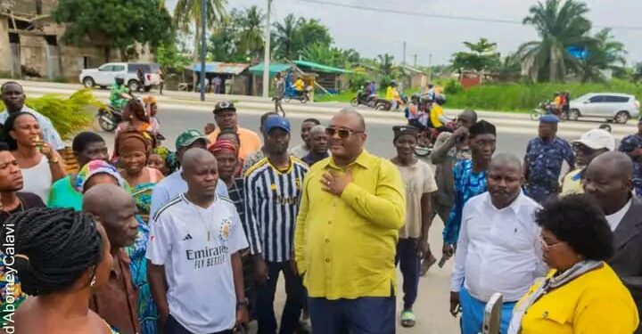 Inondation à Abomey-Calavi en cette saison pluvieuse : Nathanaël Koty effectue une descente dans des quartiers sinistrés