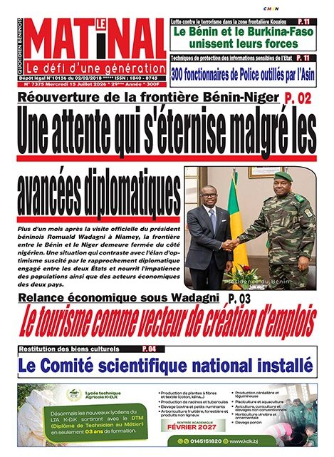 Le Matinal du 15 juillet 2026