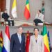 Bénin : Corinne Brunet reçoit le Nonce apostolique et l’Ambassadeur des Pays-Bas