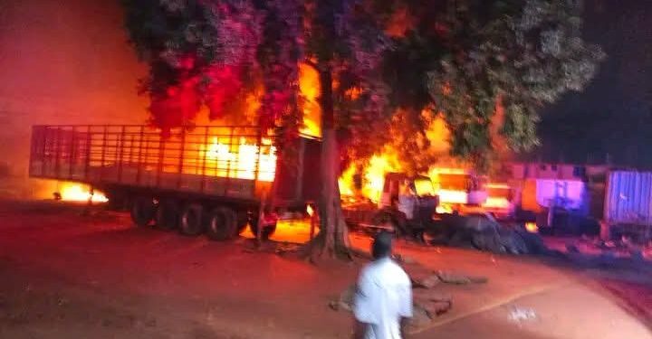 Abomey-Calavi : un incendie ravage plusieurs commerces à Akassato