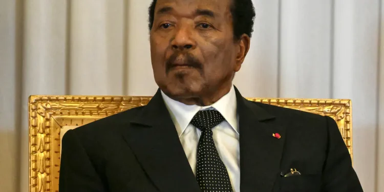 Paul Biya au Palais présidentiel