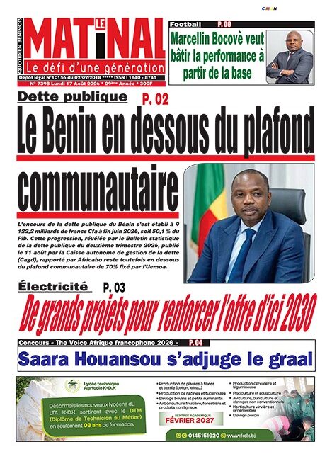 Le Matinal du 17 août 2026