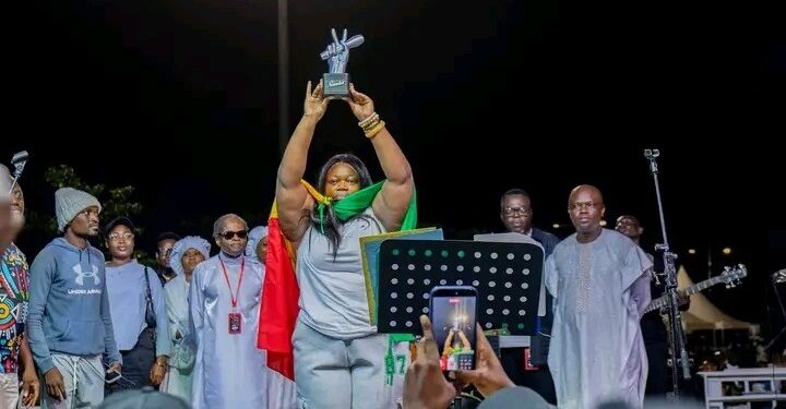 Vainqueur de ‘’The Voice Afrique francophone’’ : Saara Houansou portée en triomphe à Cotonou