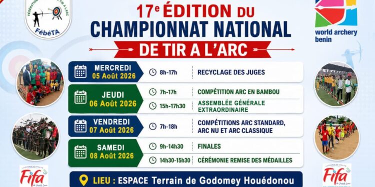 Championnat national de Tir à l’arc : La 17ème édition à Godomey