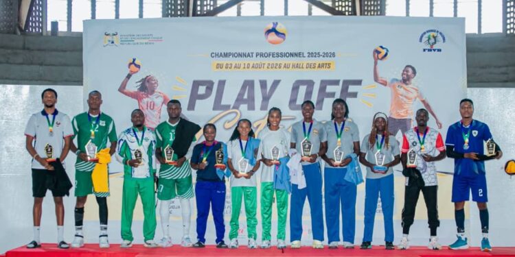 Championnat professionnel de volleyball du Bénin 2026 : Premier titre historique pour Dynamic, Finances sacré chez les hommes