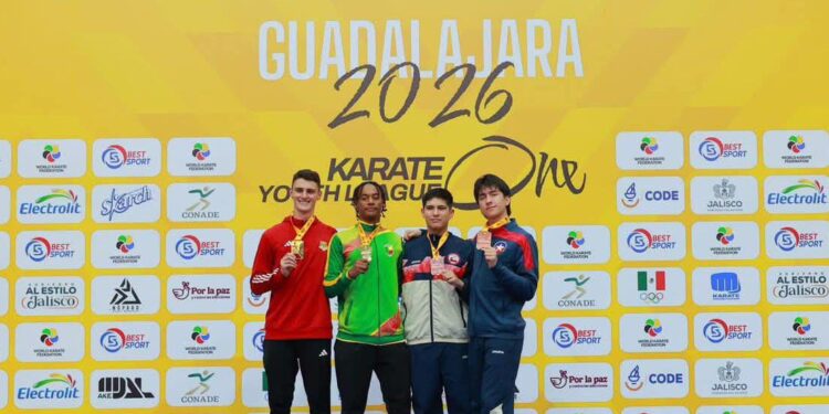 Karate One Youth League « Guadalajara 2026 » : Ihsane Adjanonhoun remporte l&rsquo;or pour le Bénin