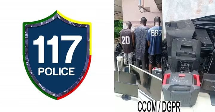 Pahou : Trois suspects interpellés après le vol d’appareils électroménagers chez un militaire