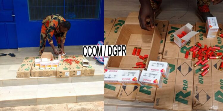 Trafic de munitions : 3 250 cartouches de calibre 12 saisies à Parakou
