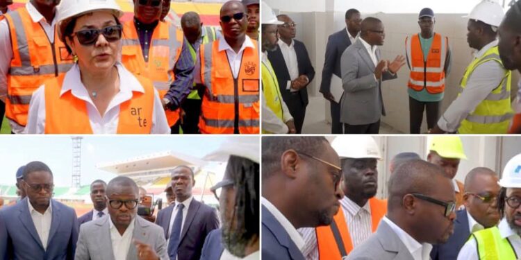 Rénovation du Stade Mathieu Kérékou : Romuald Wadagni tape du poing sur la table pour accélérer les travaux
