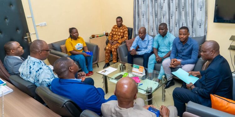 Audience au cabinet du président de l&rsquo;Assemblée nationale : Uris Pro Bénin plaide pour une meilleure protection du droit d’auteur