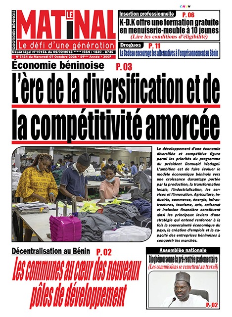 Le Matinal du 7 octobre 2026