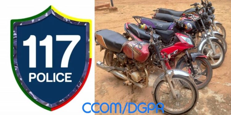 Matéri : Sept personnes arrêtées dans une affaire de vols de motos