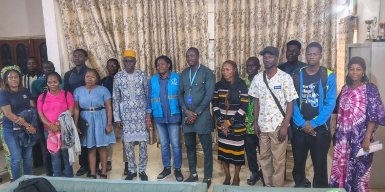 Natitingou : Les Humanitaire du Sp-Cnra et Hcr/Unhcr au cabinet du maire