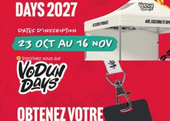 Vodun Days 2027 : inscriptions pour les stands et accréditations lancées